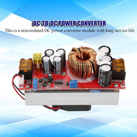 1 x RAW Customer Returns KSTE Boost Converter, 1500w 30A DC-DC Boost Converter, DC-DC 10-60V to 12-97V Voltage Step Converter Boost CC CV Constant Current Constant Voltage Power Supply Module Up - RRP €33.89