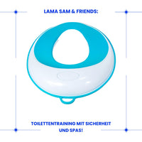 1 x RAW Customer Returns Lama Sam Friends - children s toilet seat - toilet seat for boys and girls - safe non-slip surface Water  - RRP €14.87