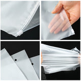 1 x Brand New 20 Pcs Reusable Plastic Zip Lock Bags for Clothes, Cosmetics, Travel Toiletries, 5 Sizes - RRP €19.2