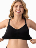 1 x RAW Customer Returns HBselect 3 Pcs Maternity Nursing Bra Seamless Nursing Bra with Additional Bra Extenders Breastfeeding and Sleep Without Wire for Women - RRP €28.99