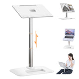 1 x RAW Customer Returns nediea Laptop stand height adjustable, laptop stand holder desk, laptop table, book stand for reading, MacBook stand for bed, sofa, car, office, compatible with 11-17.3 inch laptops - RRP €34.87