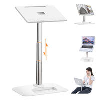 1 x RAW Customer Returns nediea Laptop stand height adjustable, laptop stand holder desk, laptop table, book stand for reading, MacBook stand for bed, sofa, car, office, compatible with 11-17.3 inch laptops - RRP €34.99