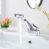 1 x RAW Customer Returns Onyzpily faucet bathroom chrome wash basin faucet mixer tap single lever mixer bathroom faucet high pressure wash basin for bathroom - RRP €65.0