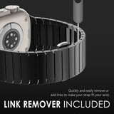 1 x RAW Customer Returns NewWays 49mm 45mm 44mm 42mm Compatible with Apple Watch Strap,Stainless Steel Link Bracelet Replacement Straps Suitable for iWatch Ultra 2 Ultra,Series 9 8 7 6 5 4 3 2 1 SE,Black - RRP €39.31