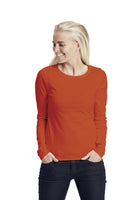 1 x RAW Customer Returns Green Cat women s long-sleeved shirt, 100 organic cotton. Fairtrade, Oeko-Tex and Ecolabel certified, textile color orange, size M - RRP €21.58