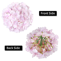 1 x Brand New Cotemdery 10pcs Artificial Silk Hydrangeas with Stem for Flower Arrangements, Centerpieces, Wedding and Home Decor, Light Purple - RRP €22.8