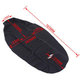 1 x RAW Customer Returns FastPro Motorcycle Seat Cover Universal Motorcycle Dirt Bike Rubber Seat Cover Black - RRP €28.99