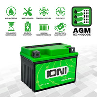 1 x RAW Customer Returns Scooter battery 12V 5Ah AGM IONI ION TYPE - SLA4L-BS sealed maintenance-free  - RRP €22.72