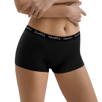 1 x RAW Customer Returns Libella Panties Boxer Shorts Women s Pack of 6 Hipsters Underwear Set Cotton 3429 Black S - RRP €24.99