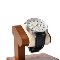 1 x RAW Customer Returns Papten wooden watch stand, watch storage, watch holder, jewelry stand, jewelry display for women and men black  - RRP €25.2