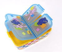 1 x RAW Customer Returns Elephant and rabbit children s lunch box with 3 compartments, show with the elephant lunch box, Bento lunch box for children - ideal for school, kindergarten or leisure - RRP €11.04