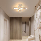 1 x RAW Customer Returns Goeco LED ceiling light 40W, 6500K cold white light flower shape LED ceiling lamp made of acrylic, white LED ceiling lighting for bedroom light, living room light, kitchen light, 50cm x 40cm - RRP €40.33