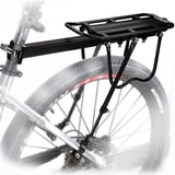 1 x RAW Customer Returns MAIKEHIGH Adjustable Bicycle Rear Carrier Luggage Rack Bicycle Accessories Equipment Support Footstock Bike Carrier Rack with Reflector - RRP €30.98