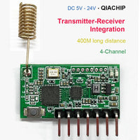 1 x RAW Customer Returns QIACHIP RX480e 868 MHz transmitter receiver RF radio module for Arduino and garage door opener, wireless module with antenna 4 sets - RRP €18.14