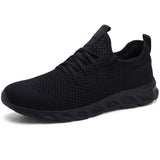 1 x RAW Customer Returns Damyuan Men s Running Shoes Sneakers Sports Shoes Running Sneaker Leisure Street Running Shoes Fashion Lightweight Breathable Walking Shoes Outdoor Fitness Jogging Sports Shoes Black 45 EU - RRP €25.87