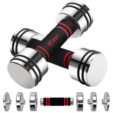 1 x RAW Customer Returns STAHL Dumbbells Set of 2 2.5kg 1.5kg 2kg 2.5kg - Ultra Compact Adjustable Dumbbells with Foam Handle - Innovative Steel Dumbbell for Home Standard Version 2.5kg 2  - RRP €50.32