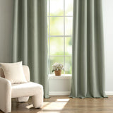 1 x RAW Customer Returns MIULEE Sage Green Curtain with Eyelets, Beautiful Sage Green Blackout Curtains, Opaque Set of 2 Curtains, 140 x 245 cm, Blackout Curtain, Living Room, Modern Darkening Curtains, Bedroom - RRP €45.37