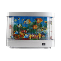 1 x RAW Customer Returns Milageto Aquarium Mood Lamp, LED Night Light Fish Aquarium Decorative Lamp Views Movable Room Decoration for Office Home Indoor Holiday 1 - RRP €31.25