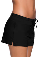 1 x RAW Customer Returns Women s swimming shorts, short swimming trunks, UV protection shorts, beach water sports board shorts, quick-drying swimming trunks, swimming shorts, black, 42-44 label size L - RRP €22.91