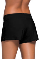 1 x RAW Customer Returns Women s swimming shorts, short swimming trunks, UV protection shorts, beach water sports board shorts, quick-drying swimming trunks, swimming shorts, black, 42-44 label size L - RRP €22.91