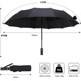 1 x Brand New WANLIAN Windproof Foldable Portable Quick Dry Travel Mini Umbrella, Compact and Durable, One-Hand Opening Mechanism and Fiberglass Reinforcement - RRP €19.67