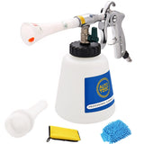 1 x RAW Customer Returns EXLECO Car Cleaning Gun High Pressure Interior Cleaner Washing Gun for 60L 6 9.2 Bar Compressed Air Cleaner Interior Washing Gun Spray Gun with Nozzle Towels Gloves for Dashboard Leather Seats - RRP €35.9