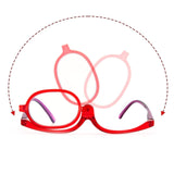 1 x RAW Customer Returns Amorays Makeup Glasses for Women, Rotating Reading Glasses for Monolente Makeup Fashion L3660NEW Red, 2.0  - RRP €60.0