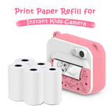 1 x RAW Customer Returns 5 Rolls Printing Paper for Kids Camera, Instant Print Thermal Paper, Refill Paper for Kids Camera Length 23.95ft Width 2.28inch  - RRP €12.53