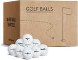 2 x RAW Customer Returns Out of Bounds AA A Lakebells Mix - Training Golf Balls, 100 Pack - Ideal for practice purposes, low price, for beginners and training sessions - RRP €76.18