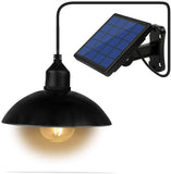 1 x RAW Customer Returns Lixada Solar Pendant Light E27 Outdoor Light Sensitive Light IP65 Water Resistance for Garden Yard Terrace Balcony 1  - RRP €26.21