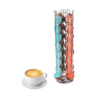 1 x RAW Customer Returns SYSYLY coffee capsule holder compatible for Dolce Gusto capsules, stand for coffee capsules Dolce Gusto coffee pad, capsule dispenser capsule stand capsule holder, silver. - RRP €21.5