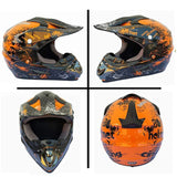 1 x RAW Customer Returns Youth Motorcycle Helmets, Children s Bicycle Riding Helmet, Boy And Girl, Scooter Ski ATV Helmet, DOT ECE Certification, Suitable For All Seasons, 11, S - RRP €60.49