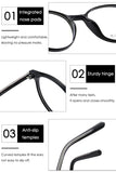 1 x RAW Customer Returns KOOSUFA Blue Light Filter Glasses Retro Round Ultra Light TR90 Glasses Frames Anti Blue Light Glasses Without Prescription Women Computer Glasses Gaming Glasses Anti Fatigue with Case Dark Tea  - RRP €19.15