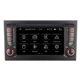 1 x RAW Customer Returns YZKONG Car Radio for Audi A4 B6 B7 8E S4 RS4 2003-2012 Compatible with Wireless Carplay Android Auto, 7 inch IPS HiFi Sound High Performance Touch Screen Car Radio Receiver AM FM BT USB RDS Mirror Link - RRP €199.99