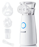 1 x RAW Customer Returns yuwell inhaler for children and adults, portable inhaler nebulizer ideal for travel and at home, produces ultra-fine particles beige  - RRP €30.0