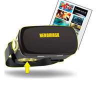 1 x RAW Customer Returns Heromask Professional Virtual Reality Glasses Free Virtual Reality Games Guide with Cloth Surface Compatible with Android and iPhone - VR Glasses - 3D Glasses - RRP €39.04