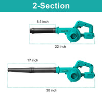 1 x RAW Customer Returns Cordless leaf blower compatible with Makita 18V batteries for PC cleaning, snow removal and leaf blowing - RRP €29.99