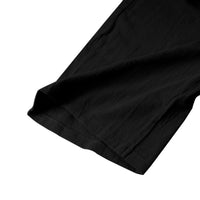 1 x RAW Customer Returns LVCBL Pants Men s Long Linen Pants Casual Pants with Elastic Waistband Ultralight Summer Pants Beach Pants Black 2XL - RRP €26.29