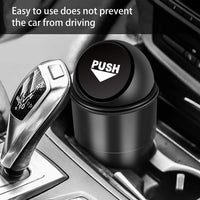 2 x RAW Customer Returns YIOVVOM Car Trash Can with Lid Universal Mobile Phone Trash Can for Cup Holder in Console Mini Trash Can Car Trash Can for Car Office Home Black, 1  - RRP €18.12