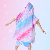 1 x RAW Customer Returns Mermaid Children s Hooded Beach Towels - Quick-Drying Children s Poncho with Hood 70 x 70 cm Bath Towels Bath Towel Hand Towels for Children Girls Soft Hooded Beach Towels for Beach Bathroom Swimming Pool - RRP €19.99