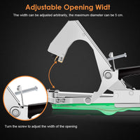 1 x RAW Customer Returns Plant tying machine, tying pliers for plants, tape pliers, tape tool, hand tying machine for viticulture, cucumbers, fruit, vegetables, agriculture, garden tying machine with 1 box of staples and 12 rolls of tape - RRP €29.75