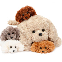 1 x RAW Customer Returns MorisMos dog cuddly toy XXL with 4 babies in the belly, large dog plush toy stuffed toy cuddly toys, giant large dog pillow toy gift - RRP €50.17