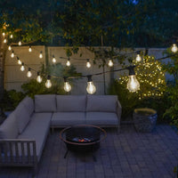 1 x RAW Customer Returns Mu 10M outdoor fairy lights, outdoor expandable to 1000W, 10 lamp holders E27 weatherproof Ip65, outdoor fairy lights power decoration for garden party wedding garden wedding 10M, black - RRP €25.54