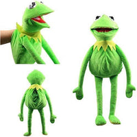 1 x RAW Customer Returns Hand Puppet Kermit Frog Cuddly Toy for Children Baby Birthday Gift Kermit the Frog Plush Toy 23.6inch - RRP €21.0