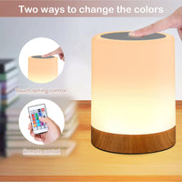 1 x RAW Customer Returns Lightess dimmable bedside lamp set of 2 table lamps dimmable RGB touch smart night light mood light 13 colors color change for children s room, bedroom, living room, study etc. - RRP €34.99