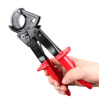 1 x RAW Customer Returns LUBAN ratchet cable cutter HS-325A, cable cutter for cutting copper and aluminum cables up to 240 mm , hand tool with ratchet principle, wire cable cutter, ratchet cutter - RRP €35.28