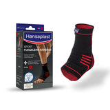 1 x RAW Customer Returns Hansaplast Sport ankle bandage, ankle bandage protects and supports the joint, ankle bandage suitable for the right and left ankle, size L XL - RRP €20.94