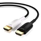 1 x RAW Customer Returns huaham 8K Fiber Optic HDMI Cable 15m, 48Gbps Ultra High Speed HDMI 2.1 Cable 8K 60Hz 4K 120Hz, Support eARC RTX 3090 HDCP 2.2 2.3 Dolby Compatible with PS5, Xbox Series X, Roku Fire LG CX TV Blu-ray - RRP €44.88