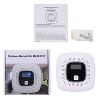 1 x RAW Customer Returns Gikaida Long Life Carbon Monoxide Monitor Battery Operated EN50291 Certified CO Alarm Detector with LCD Display JKD-C618  - RRP €21.48