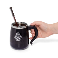 1 x RAW Customer Returns Harry Potter HAPOMAGMG Self-Stirring Mug, 450 milliliters, Metal, Clear, 1 Piece Pack of 1  - RRP €32.14